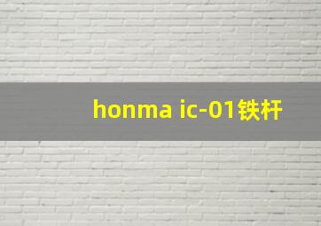 honma ic-01铁杆